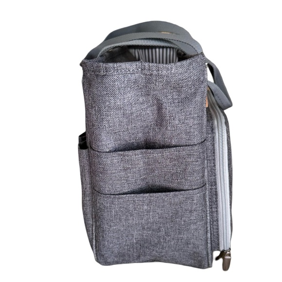 LIKE NEW Knitting bag, project storage bag, art bag, yarn bag, accessories bag - Picture 7 of 11